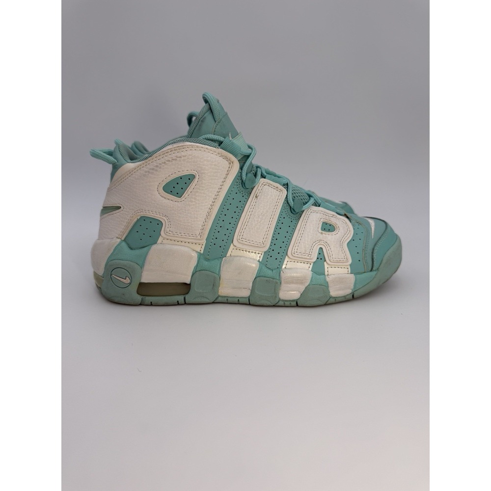 Nike Shoes Air‎ More Uptempo GS "Island Green White" 2024, Size 6.5Y